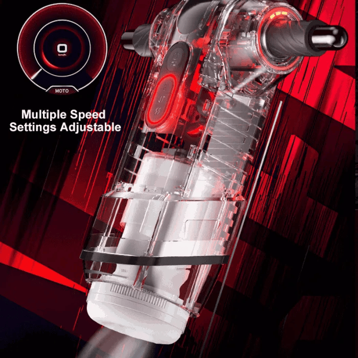 App-gesteuerter Teleskop-Rotations-Masturbator mit einstellbarer Geschwindigkeit