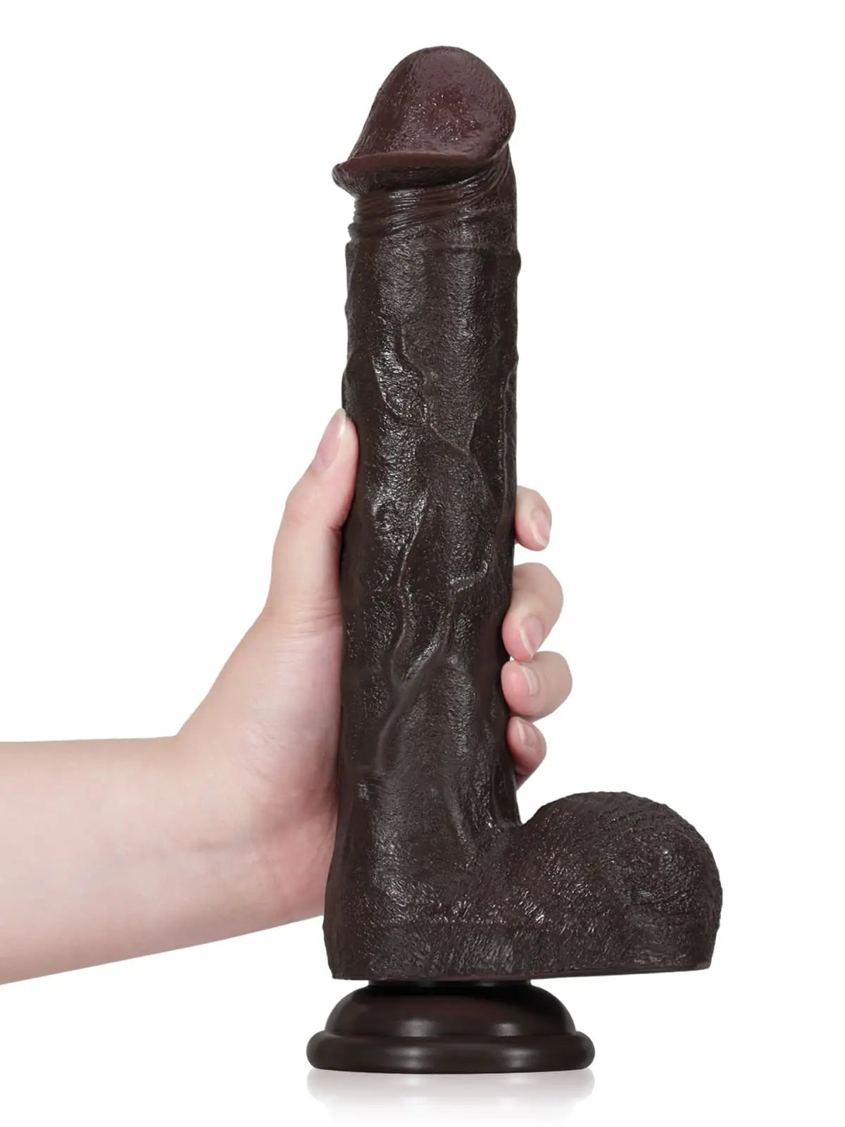 Dietlinde - Großer vibrierender und thrusting Dildo mit 7 Stöß- und 3 Vibrationsmodi