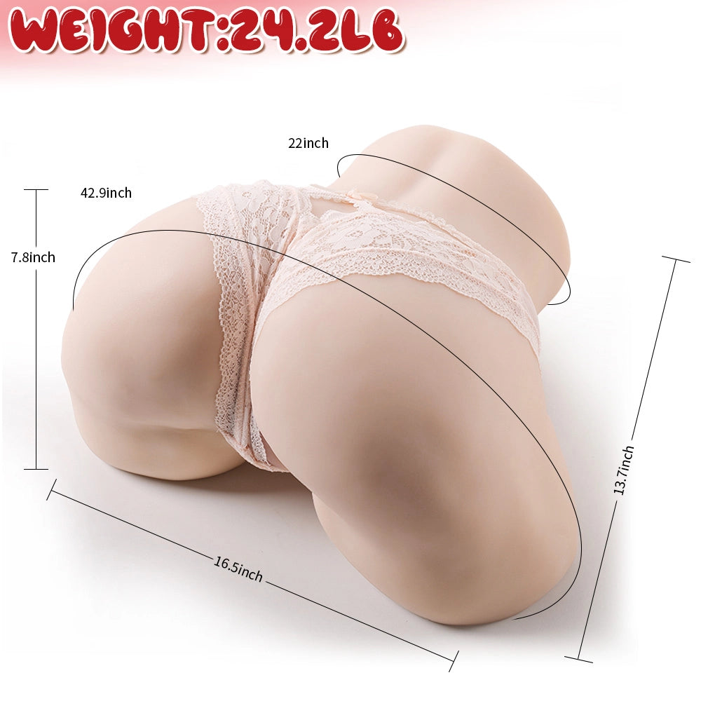 Nicki:10.99kg Ultra realistische Sex Torso mit großem Hintern Für Doggy Sex
