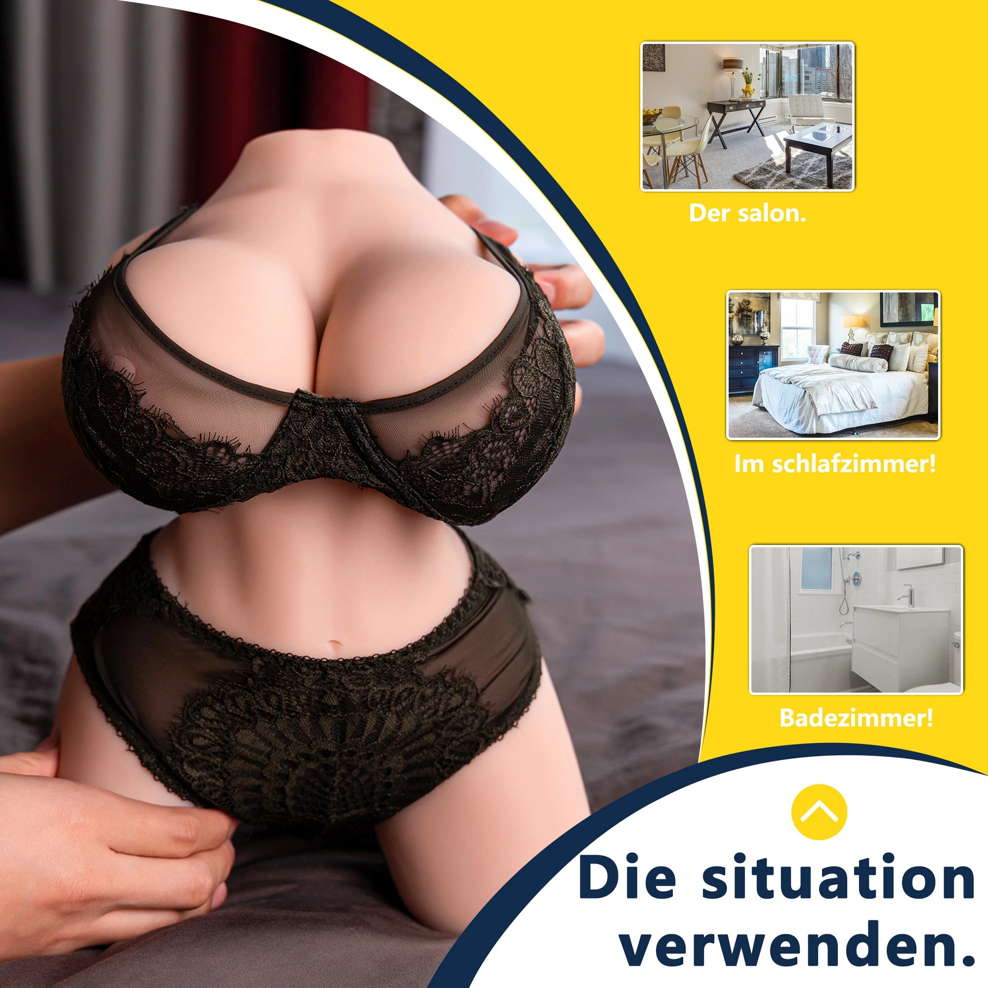 Clara:4KG Sexy Begleiter Realistischer Masturbator Brüste