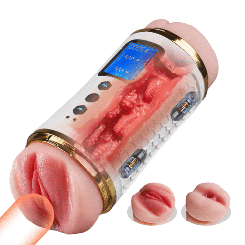 Dual-End Vibrator Ausdauer- Endurance-Builder Masturbator für Men