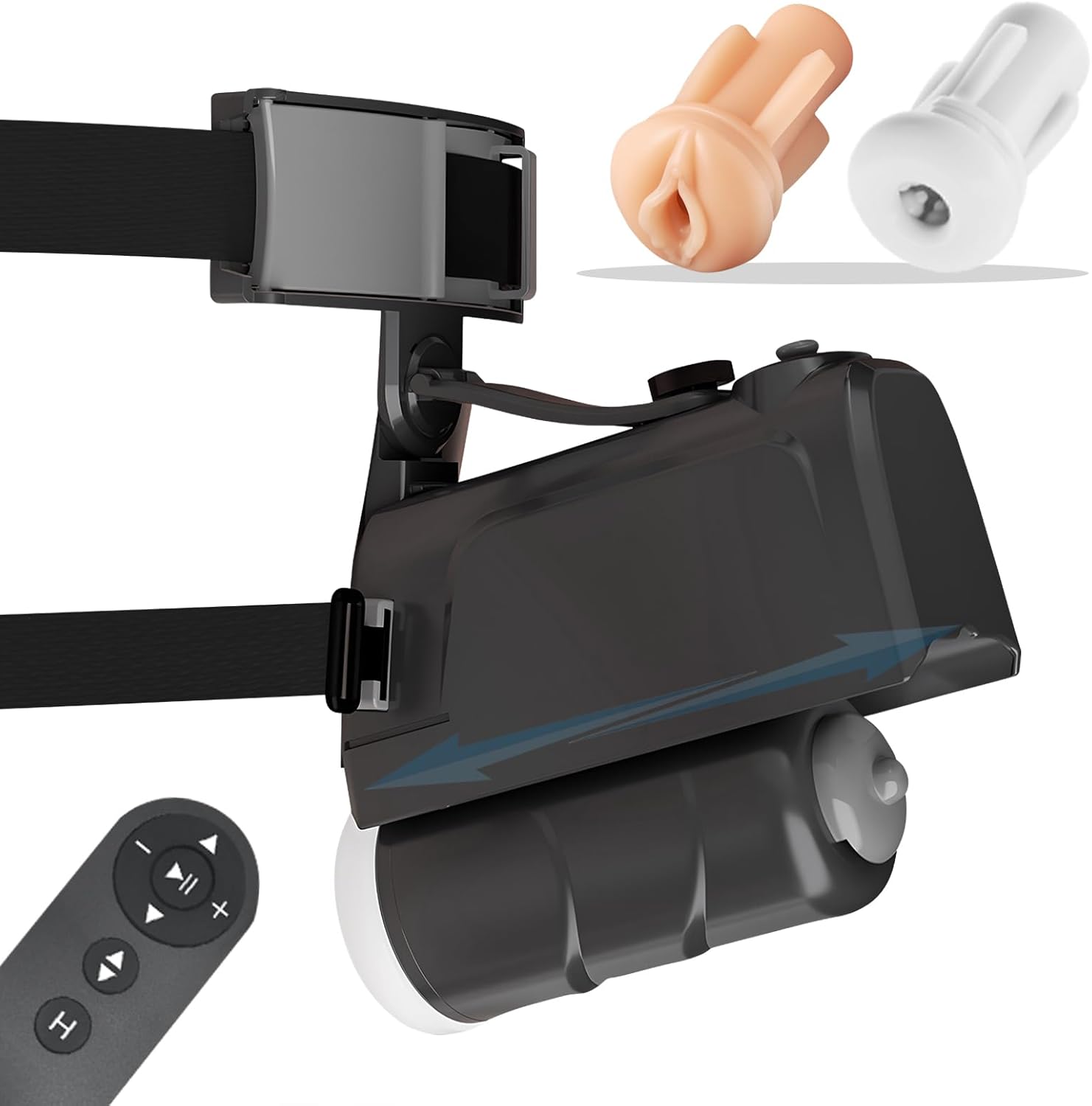 Elektrischer Handfreier Masturbator für Männer mit 10 Modi & 2 Austauschbaren Cups