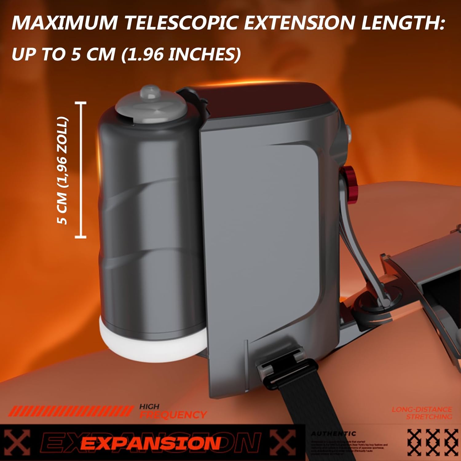 Elektrischer Handfreier Masturbator für Männer mit 10 Modi & 2 Austauschbaren Cups