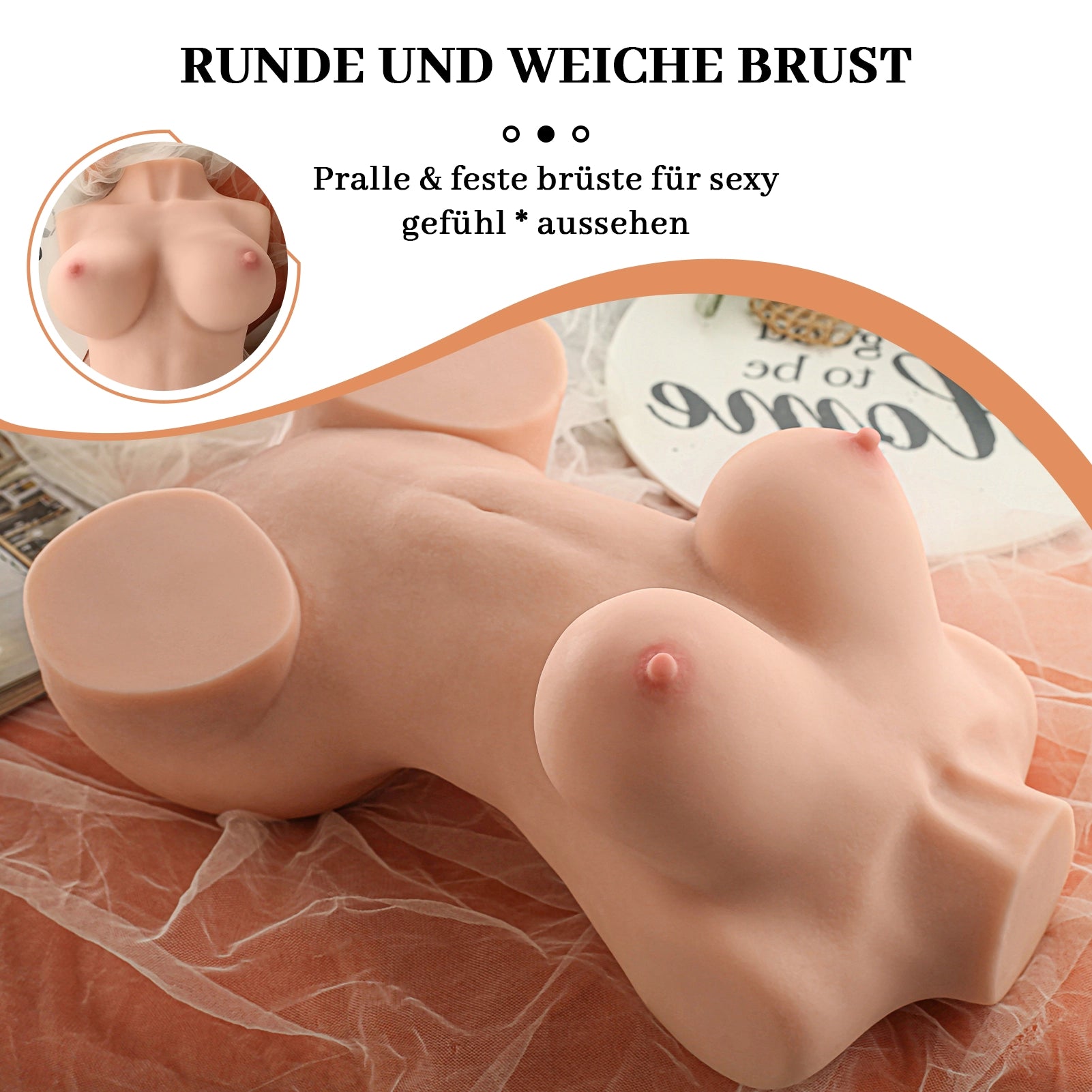 Greta: 4,5 kg, ultrarealistischer Frauentorso-Sexpuppe