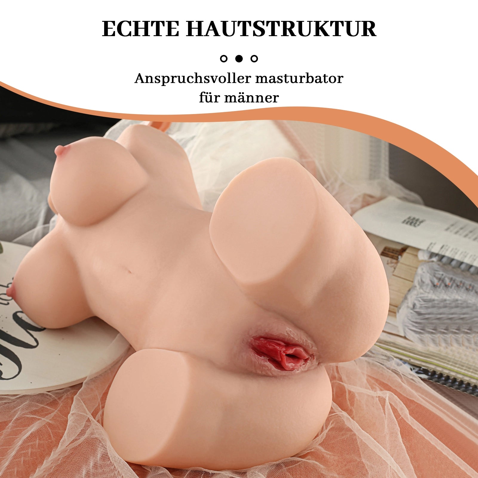 Greta: 4,5 kg, ultrarealistischer Frauentorso-Sexpuppe