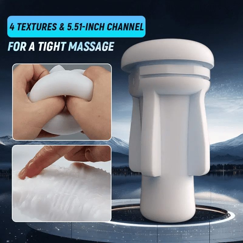 MT32: Automatische Schmierung 8 Push 8 Suck Handheld Male Masturbator