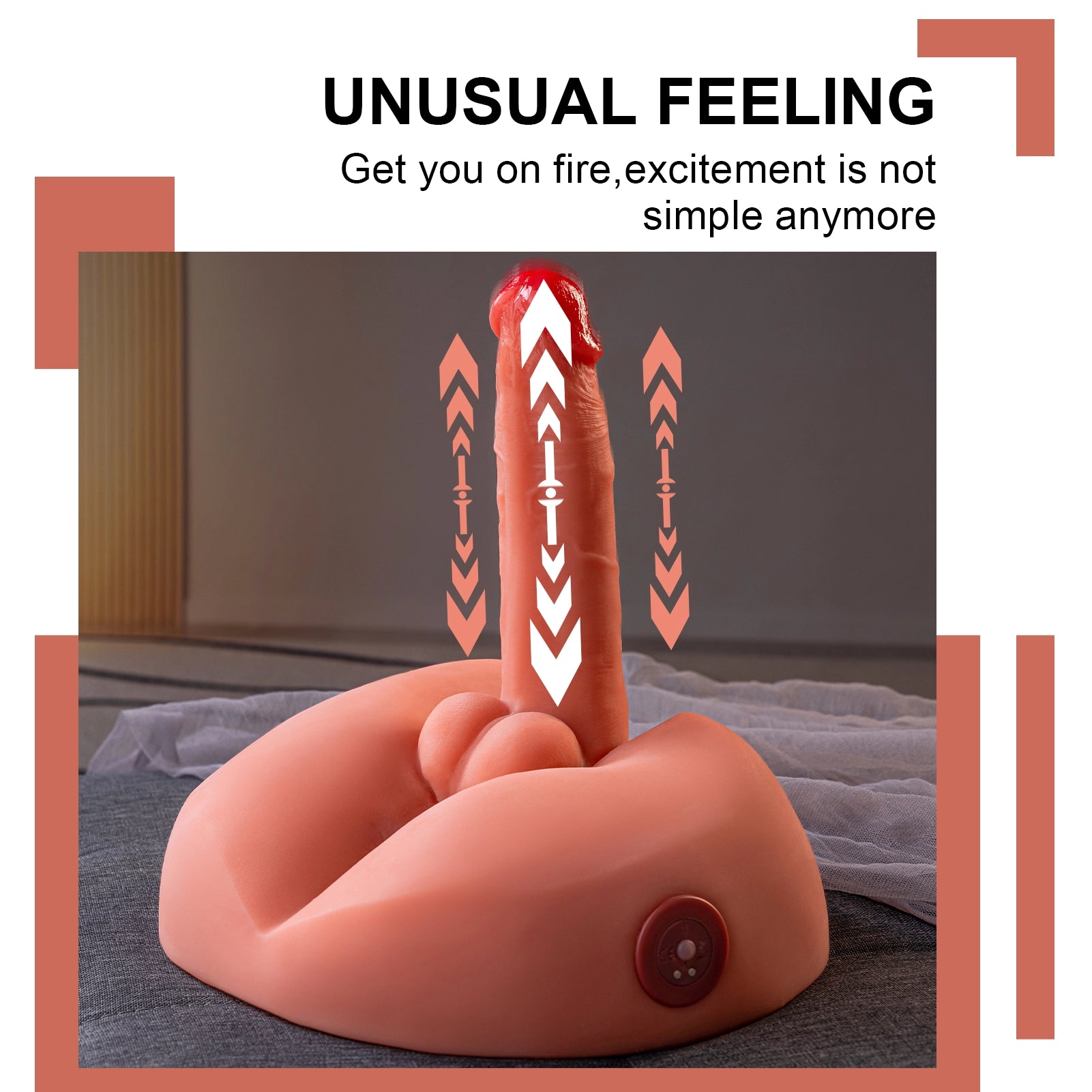 Honey: 3,2 kg Pulsierender Dildo mit Vibrationsfunktion