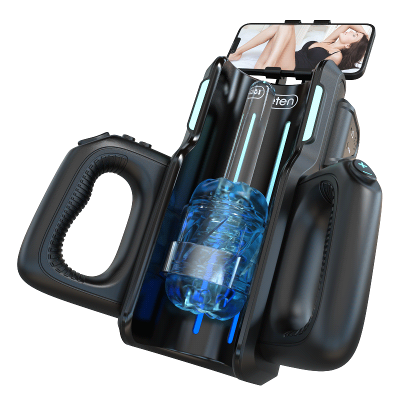 Leten Nr. 1:Vollautomatischer Quickshot Stroker mit 2 Sleeves, 10 Modi & 10 Geschwindigkeiten