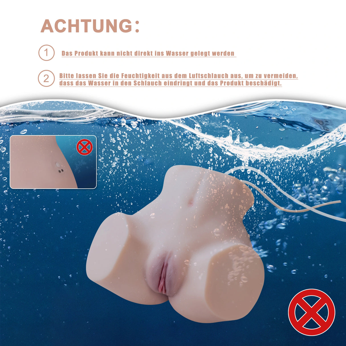 Lorna :5 kg Vibrations- und Saug-Po-Masturbator