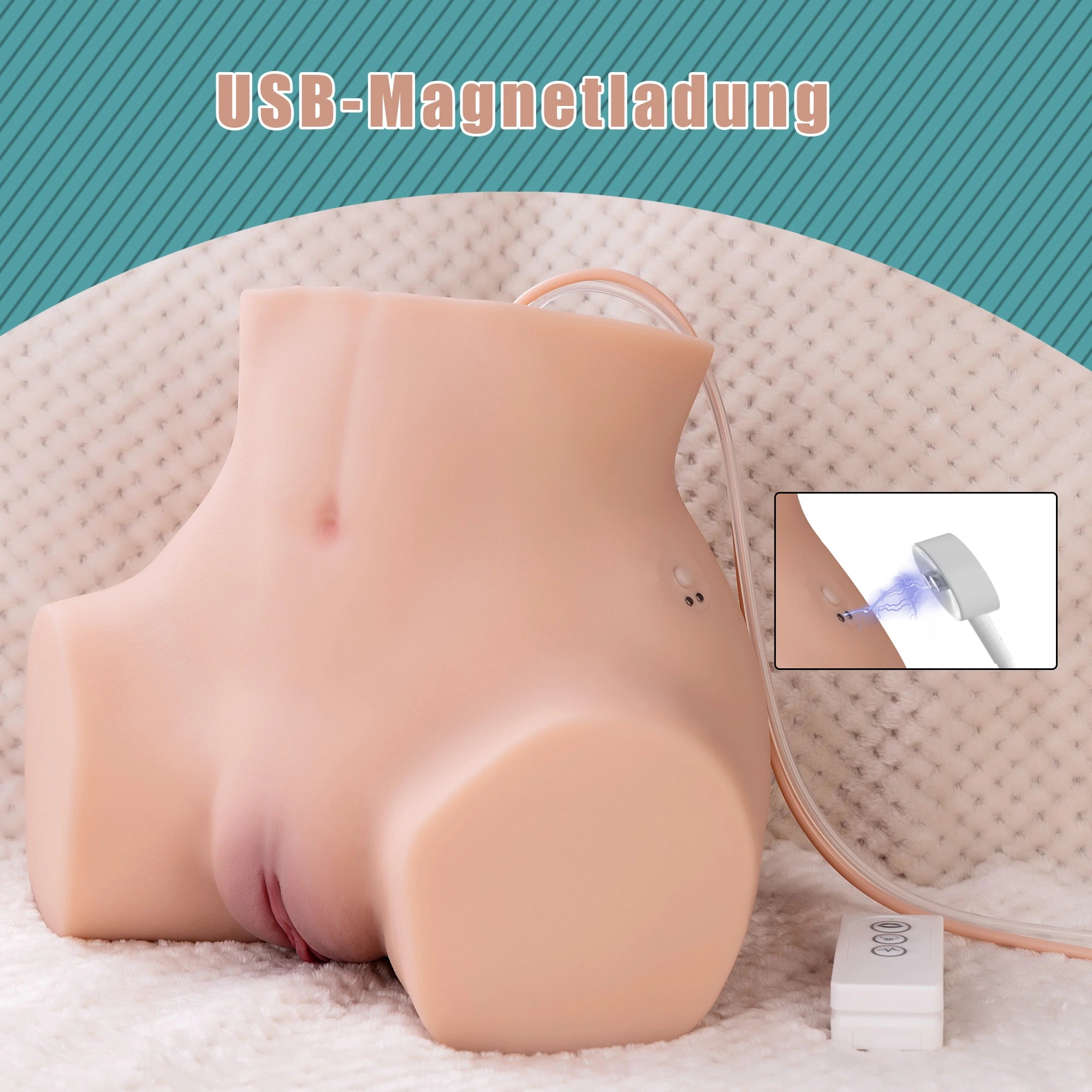 Lorna :5 kg Vibrations- und Saug-Po-Masturbator