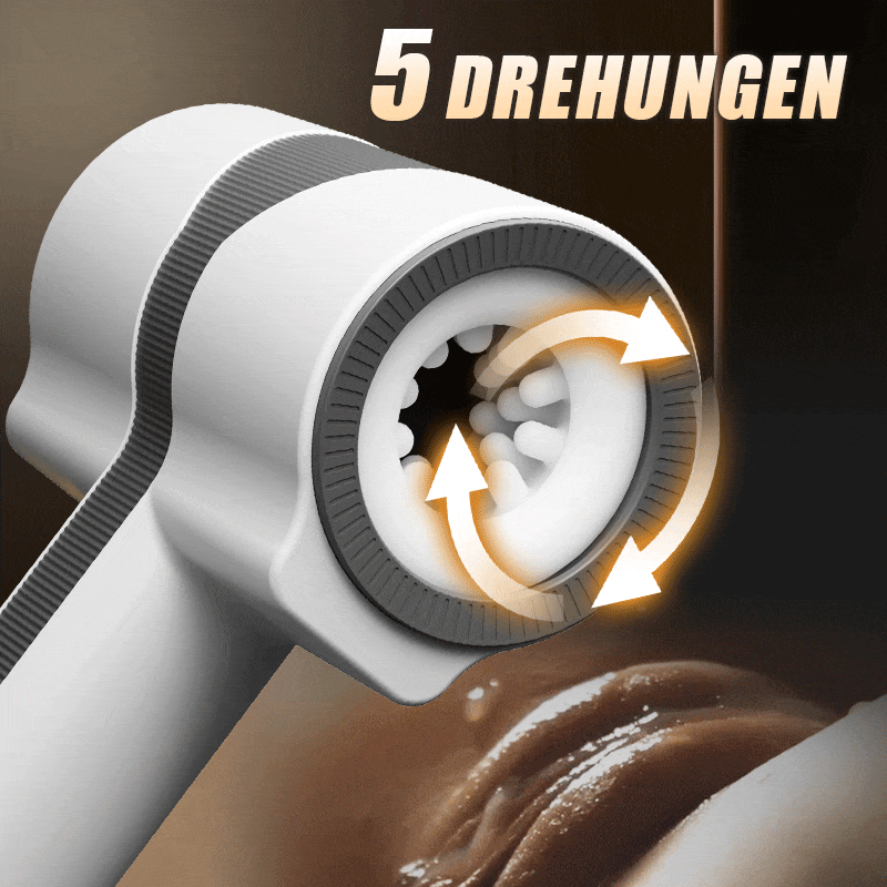 MT17 Doppelkopf 7 Vibration 5 Teleskoprotation Hand-Blowjob-Masturbator