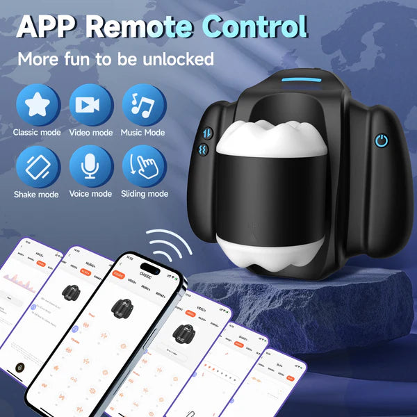 MT19 Mini Masturbator mit App-Steuerung – 9 Vibrations- & 3 Stoßmodi