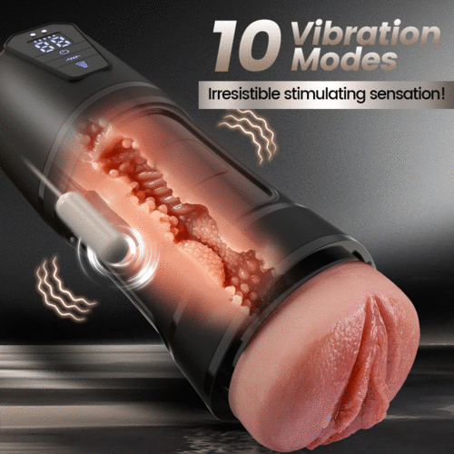 MTV8: Masturbator mit 10 Vibrations- & 5 Saugmodi – Ultra-Realistische Vaginalsimulation