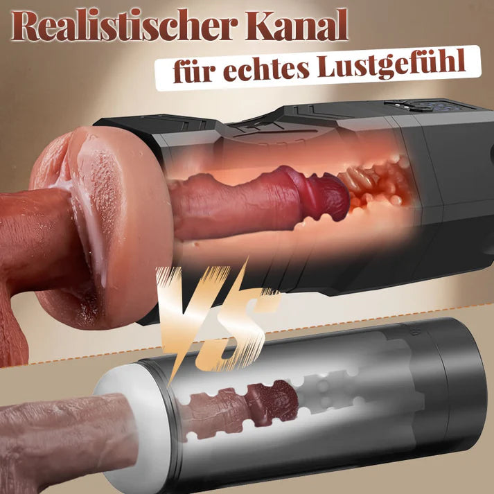 MV10:5 Saugstufen 9 Vibrationsmodi groß Realistischer Masturbator