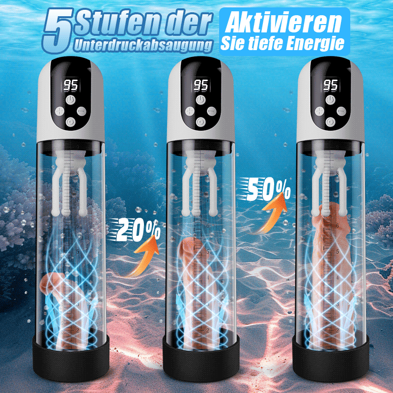 MT12 5 Saugmodi 9 Vibrationsmodi Vakuumsaugung Glans Massager Penis Pumpe