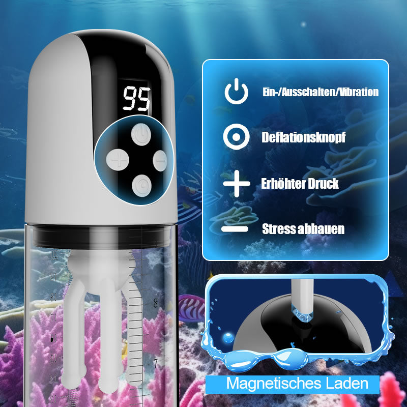 MT12 5 Saugmodi 9 Vibrationsmodi Vakuumsaugung Glans Massager Penis Pumpe