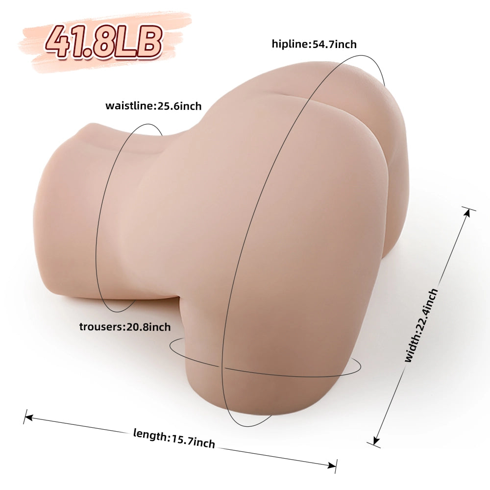 18.9kg Super soft Liquid TPE torso with big butt