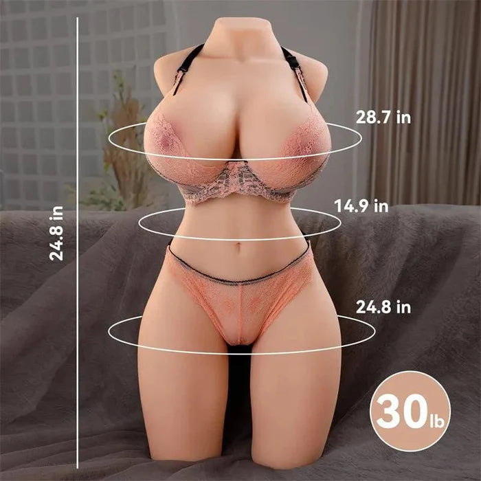 Sheila – 11,5 kg Weiblicher Sex-Torso mit großen Brüsten