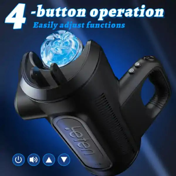 Leten Nr. 1：Vollautomatischer Quickshot Stroker mit 2 Sleeves, 10 Modi & 10 Geschwindigkeiten