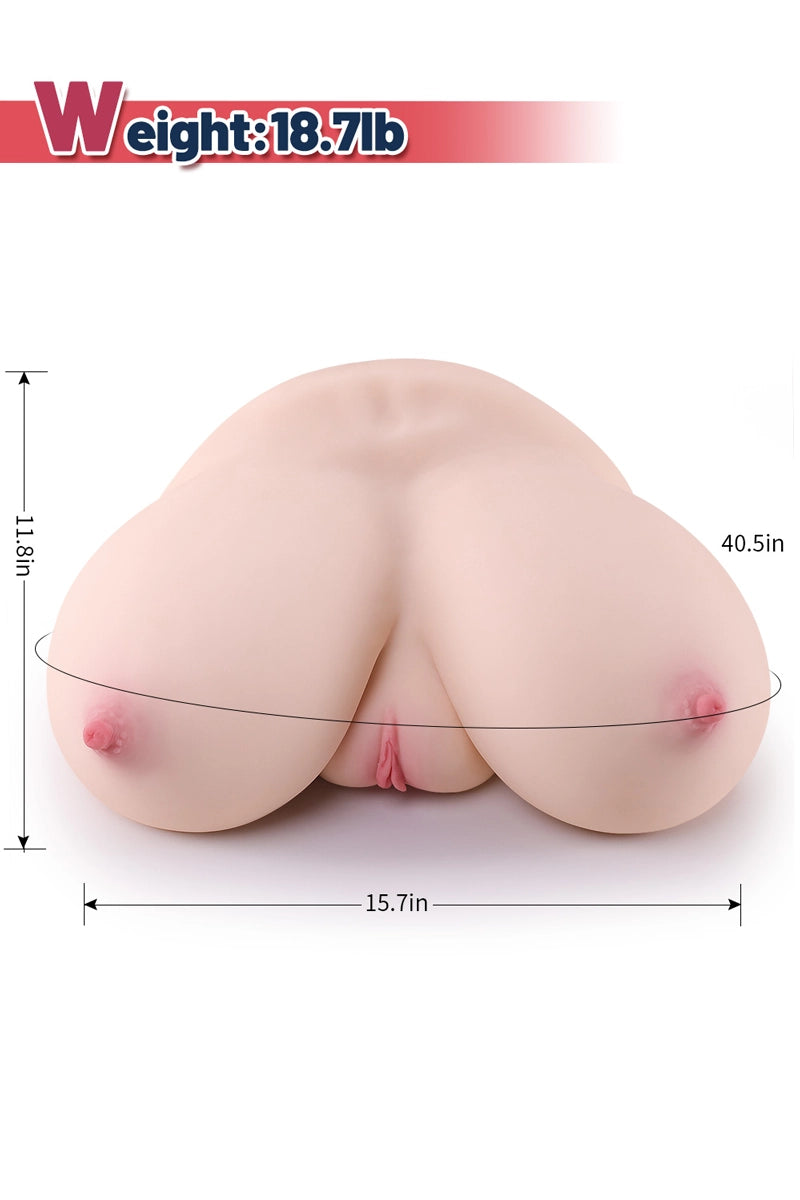 Alethea: 8,48 kg G-Cup Brust Masturbator mit Vagina