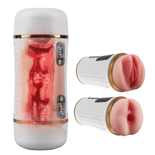 Dual-End Vibrator Ausdauer- Endurance-Builder Masturbator für Men