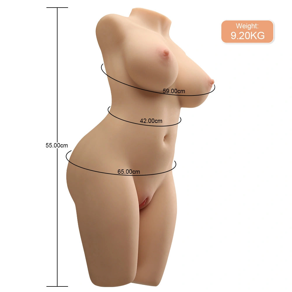 Ella: 9,2 kg weiblicher Torso-Sexpuppe für Männer