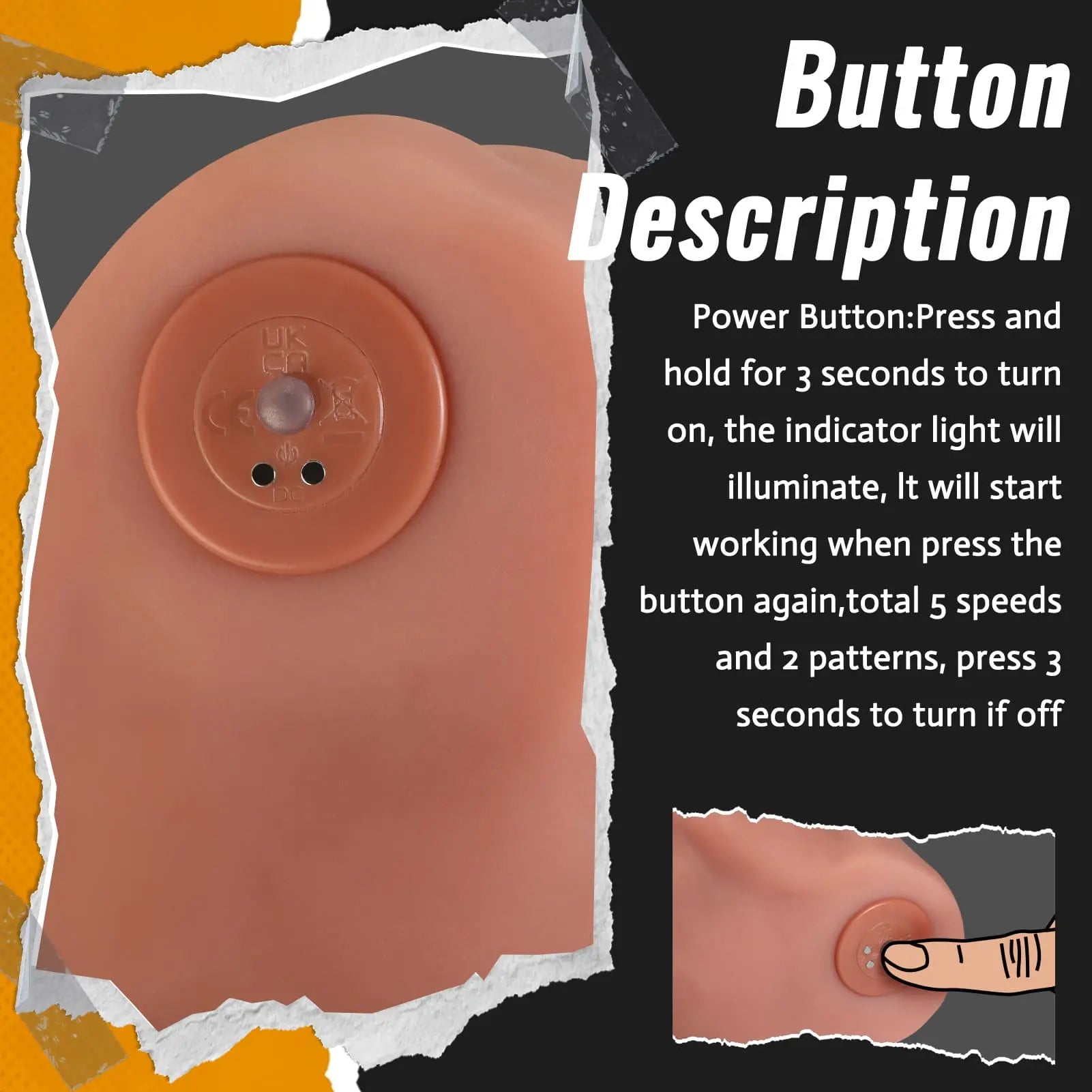 Jameson - 4.1KG Torsodildo Mit Teleskopischer Vibration und Abnehmbarem Dildo