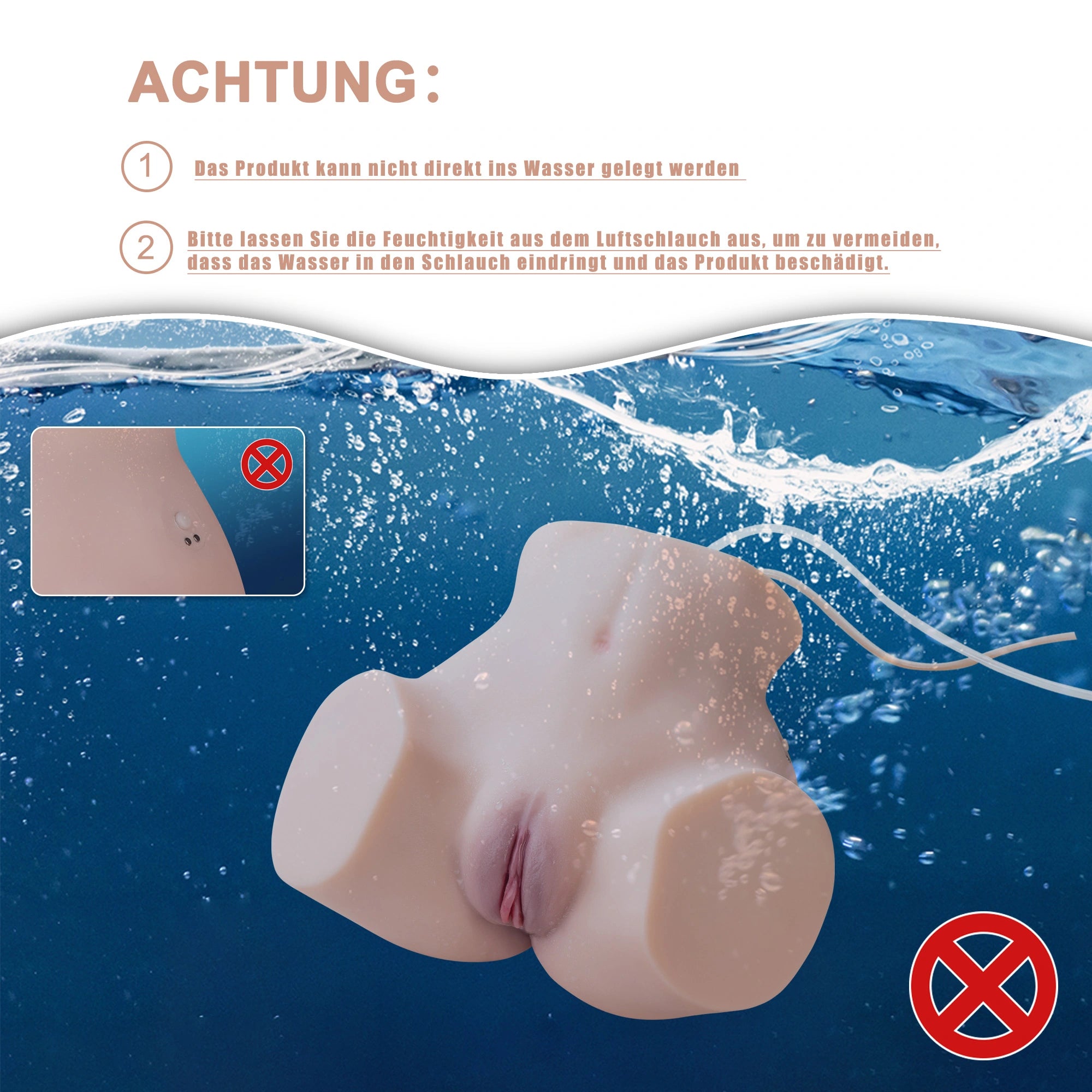 Lorna :5 kg Vibrations- und Saug-Po-Masturbator