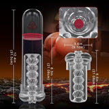 MP13：2 IN1 9 Vibration 3 Saugmodi Penispumpe