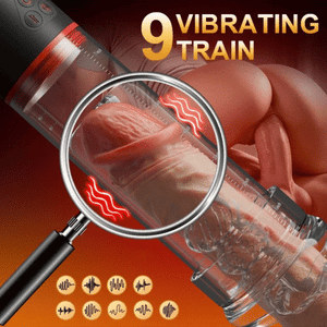 MP13：2 IN1 9 Vibration 3 Saugmodi Penispumpe
