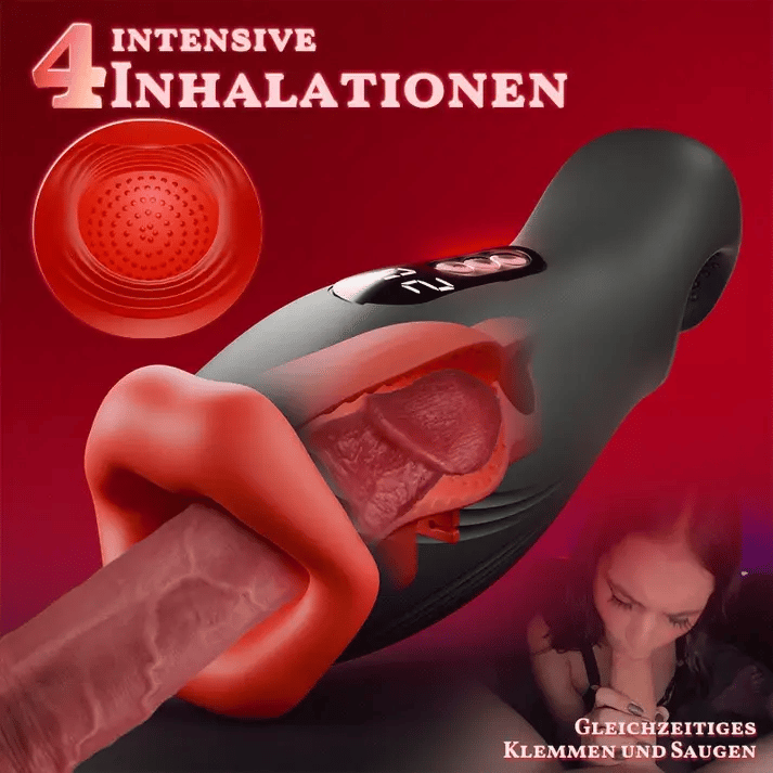 MS10：9 Vibrationen 4 Saugungen Klammernde Saugung Blowjob Masturbator