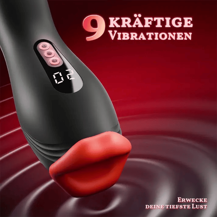 MS10：9 Vibrationen 4 Saugungen Klammernde Saugung Blowjob Masturbator