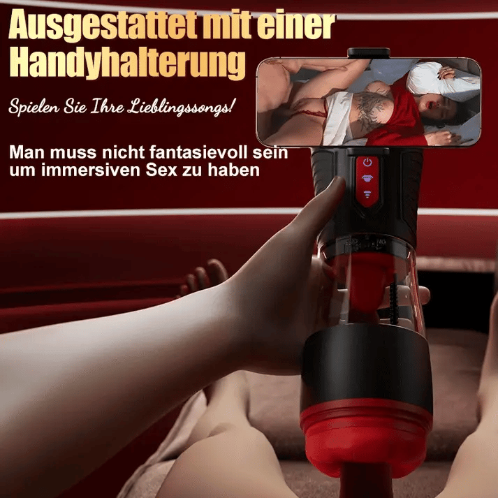 MS8：9 Vibrierende, 9 Saugende, 9 Rotierende, Hörbare Blowjob Masturbator mit Ko