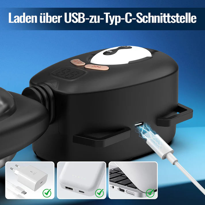 MT11：Freihändig! 9 Stretch 9 Vibrationsgürtel Wearable Masturbator