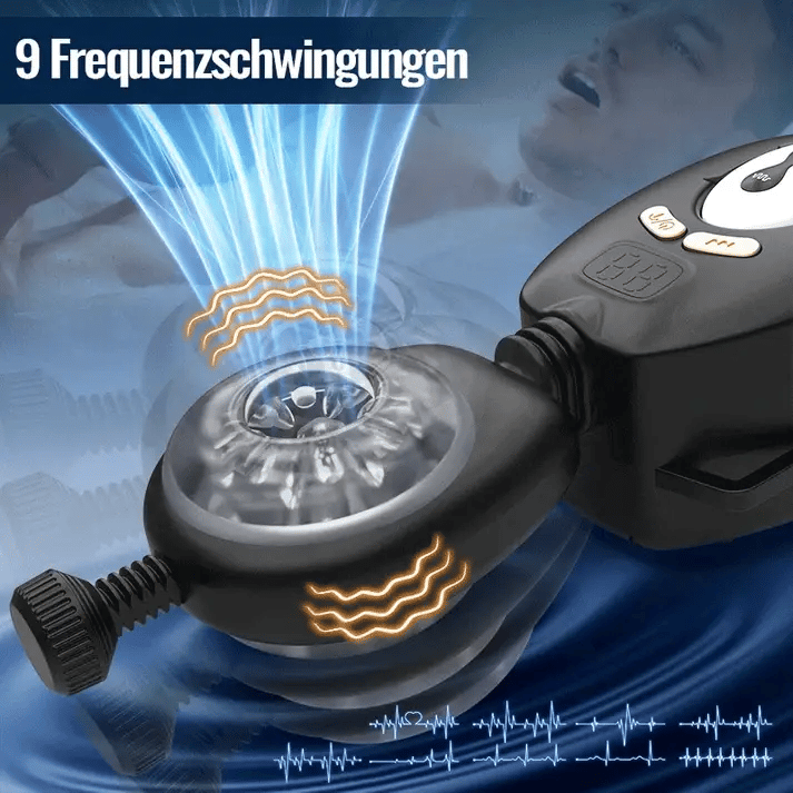 MT11：Freihändig! 9 Stretch 9 Vibrationsgürtel Wearable Masturbator