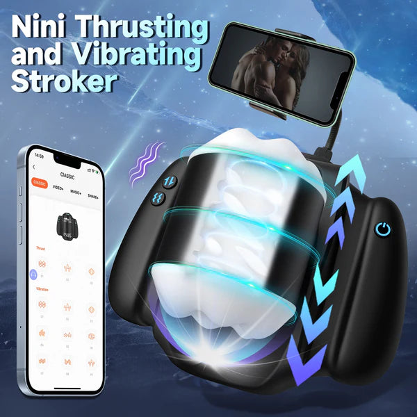 MT19 Mini Masturbator mit App-Steuerung – 9 Vibrations- & 3 Stoßmodi