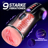 MV11：APP Steuerung Masturbatoren mit 3 Liner Abnehmbare, 9 Vibration und Saugenmodi