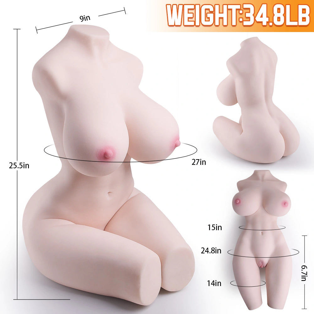 Melina：15.8KG Sex Puppen in Lebensgröße mit großem Po und Brüsten