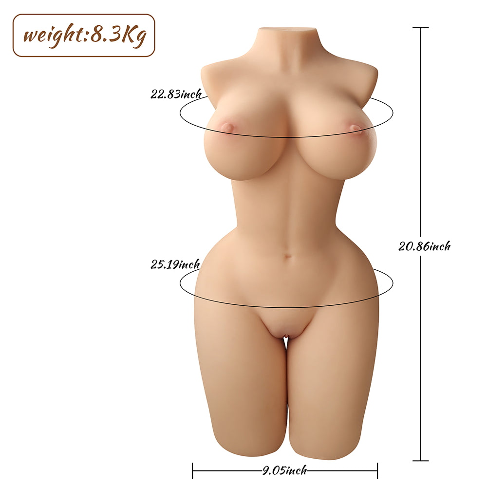 Peggy-8.29kg Große Brüste Gesäß Weiblicher Geschlechts-Torso