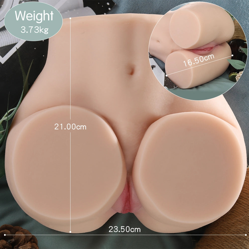 Tess-3.72kg Großer Realistischer Torso-Masturbator Mit Hintern