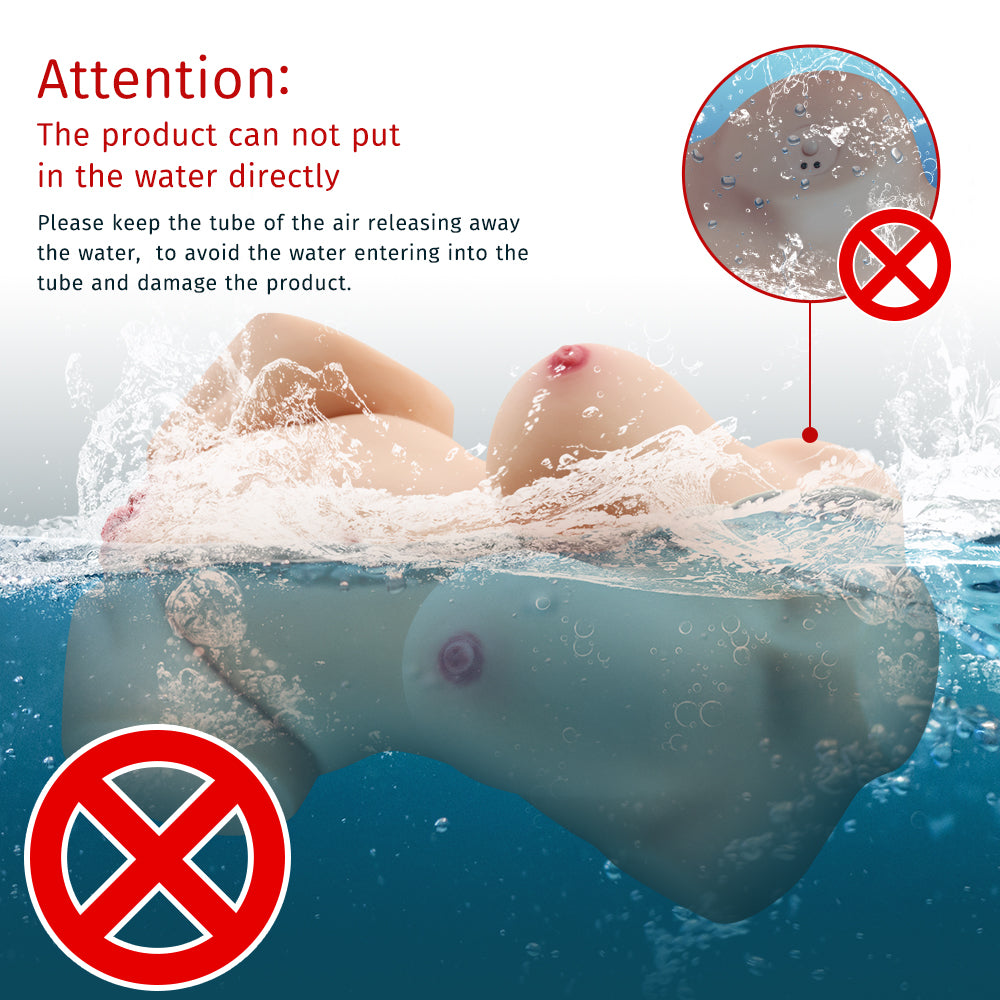 8KG Torso Doll Elektrische Saug-Sexpuppe