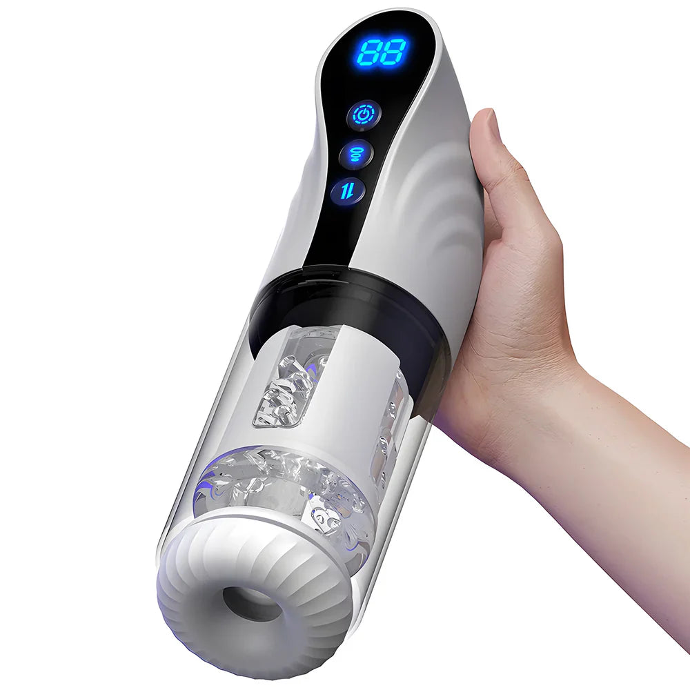 MT17: Auto Blowjob Stroker mit 9 Saug-, Rotations- und Stoßmodi