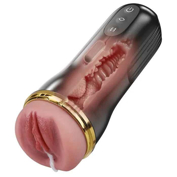 XV6：Masturbator für Männer mit 10 Vibrations- und Saugmodi – Realistischer Stroker mit Tiefenkanal-Effekt
