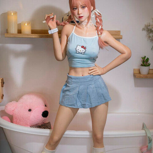 Hannah：148CM verträumte und süße Modepuppe, die Sie in die Welt unschuldiger Mäd