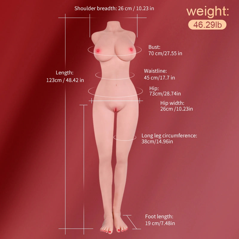 Maria-20.99kg Sexy Lange Beine Voller Größe Weiblicher Sex Torso