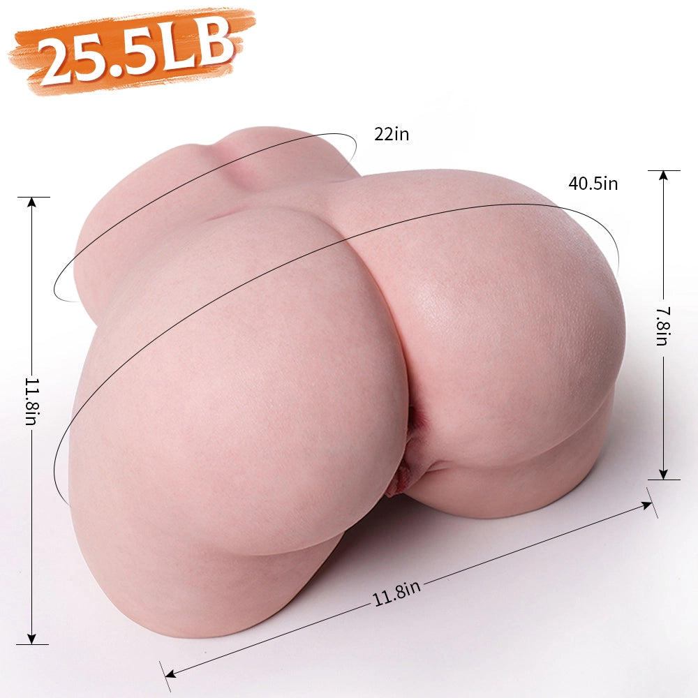 11.56KG Big Ass Realistische Pussy Full Silikon Torso